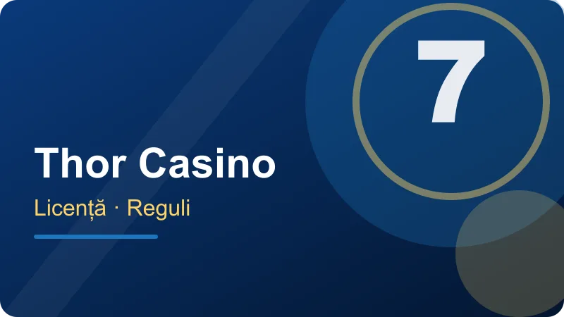 Thor Casino – Licența și asistența casino Thor Licența și asistența casino Thor – ilustrație pentru secțiunea Thor Casino
